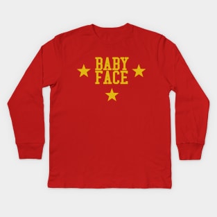 Baby Face Kids Long Sleeve T-Shirt